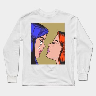 Pop Art Lovers Long Sleeve T-Shirt